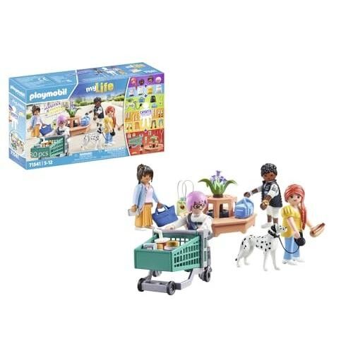 Playmobil 71541 MyFigures Shopping - Incluye cuatro figuras compatibles con todas las figuras Bolsas sorpresa Piezas - MyLife - A partir de 5 años