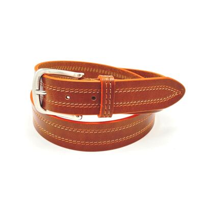 Cinture in vera pelle per uomo, Made in Italy, Suie Valentini, art. 255/35.391