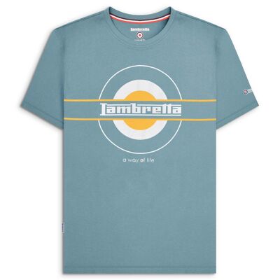 Neo Target Tee Blu fumo SS25