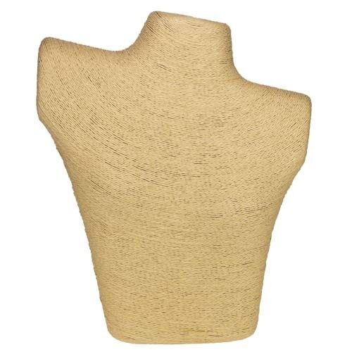 Busto portagioie Sisal, 29x25cm, Naturale