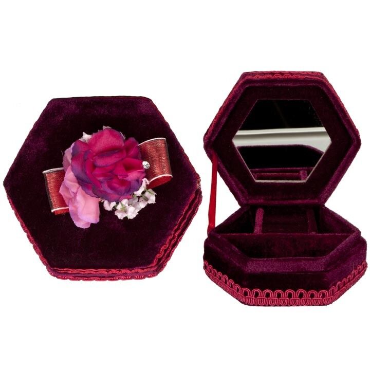 Portagioie esagonale, rosso