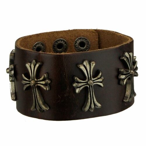 Lederarmband Dunkelbraun 3