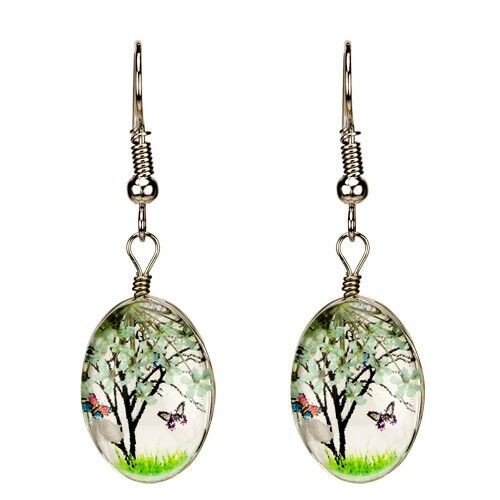 orecchini in vetro colorati 3