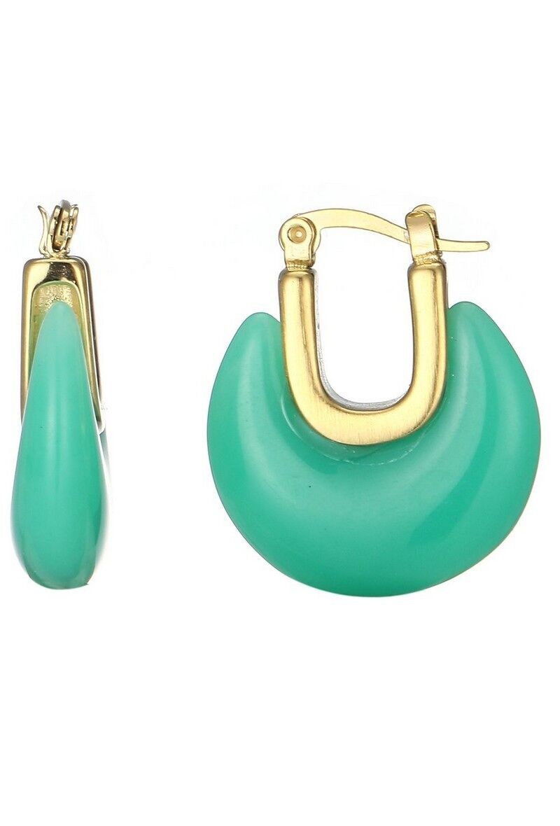 Orecchino a bottone in acciaio inossidabile Urlas