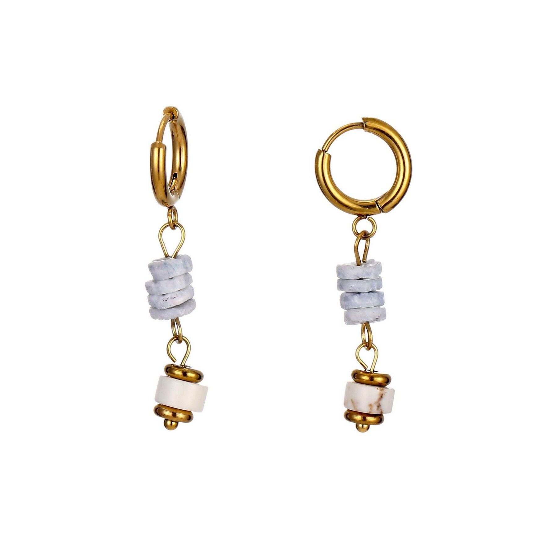 Creolen-Ohrring Vana aus Edelstahl