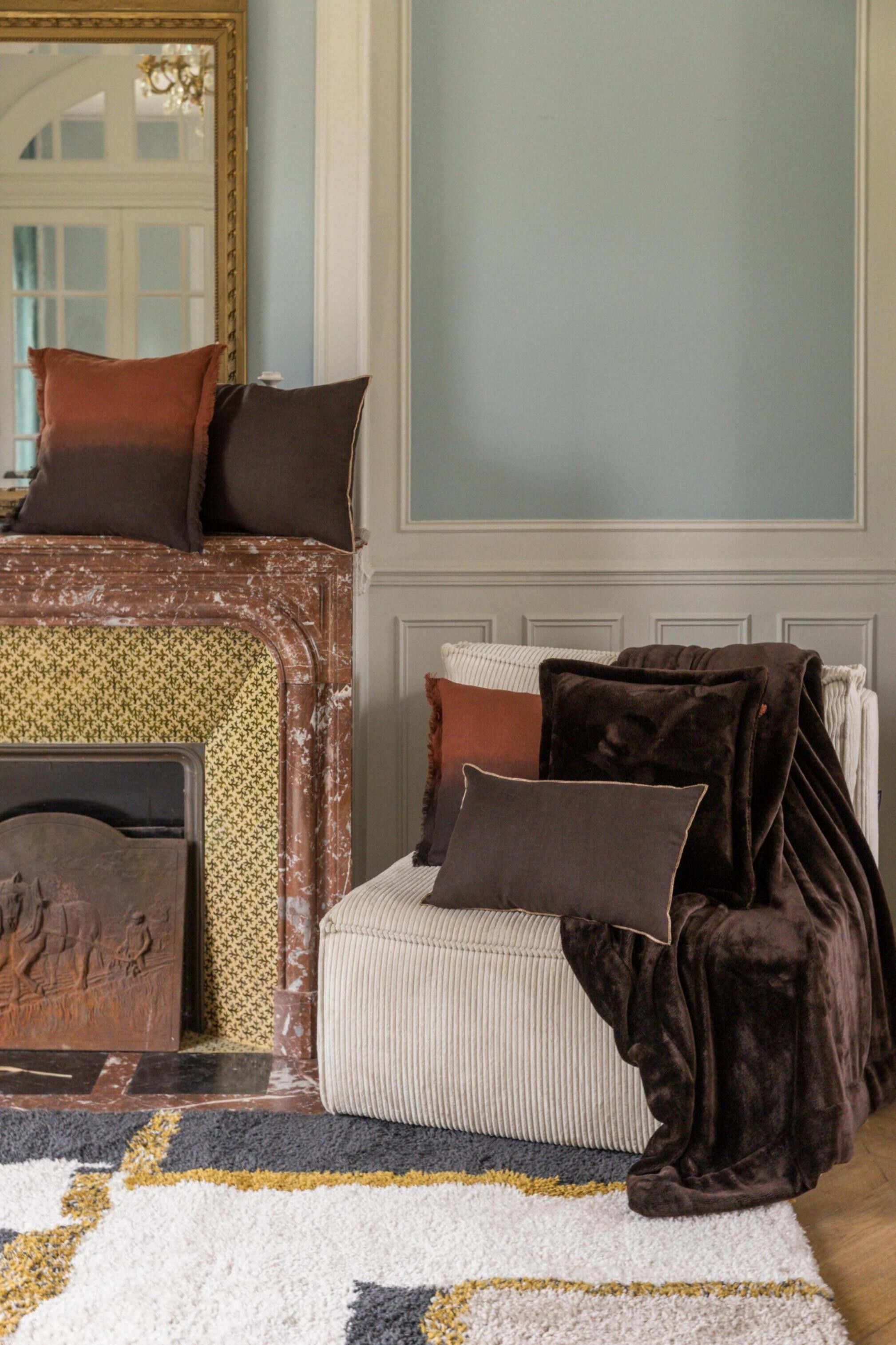 Coussin Zeff Shade Ébène 40 x 65