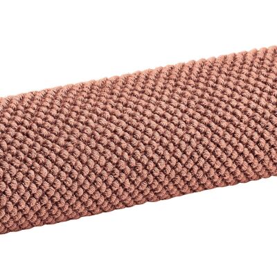 Alfombra de baño de terracota Etia de 54 x 110