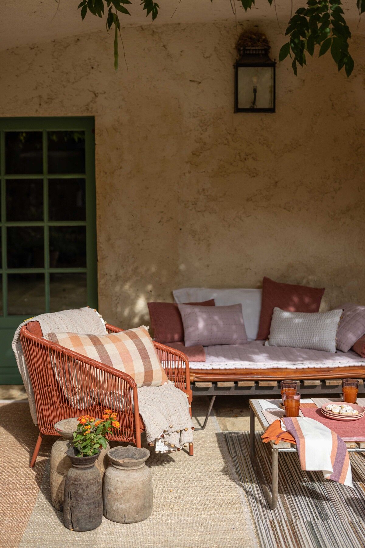 Cuscino stampato Kate Terracotta 40 x 65