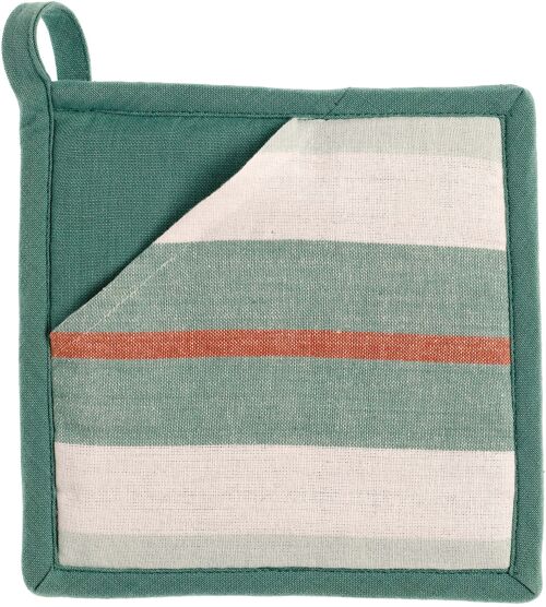 Manique 2 en 1 recyclée Yuna Vert eau 20 x 20