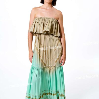 ROBE LONGUE BLEUET 35071