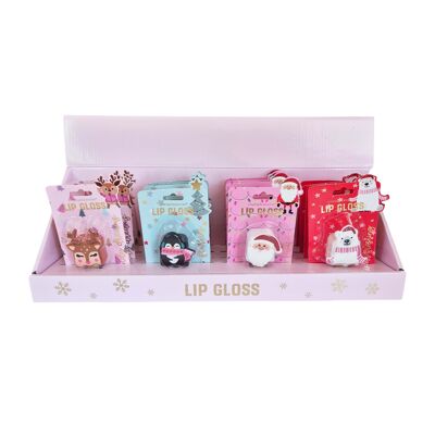 Brillo de labios, 4 aromas variados - 230010