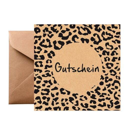 Kadobon Kraft – “Gutschein” – Panter – 25 Stuks