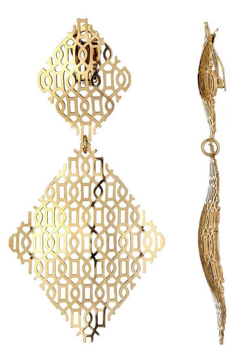 Orecchini a clip in acciaio inossidabile Zeitouna