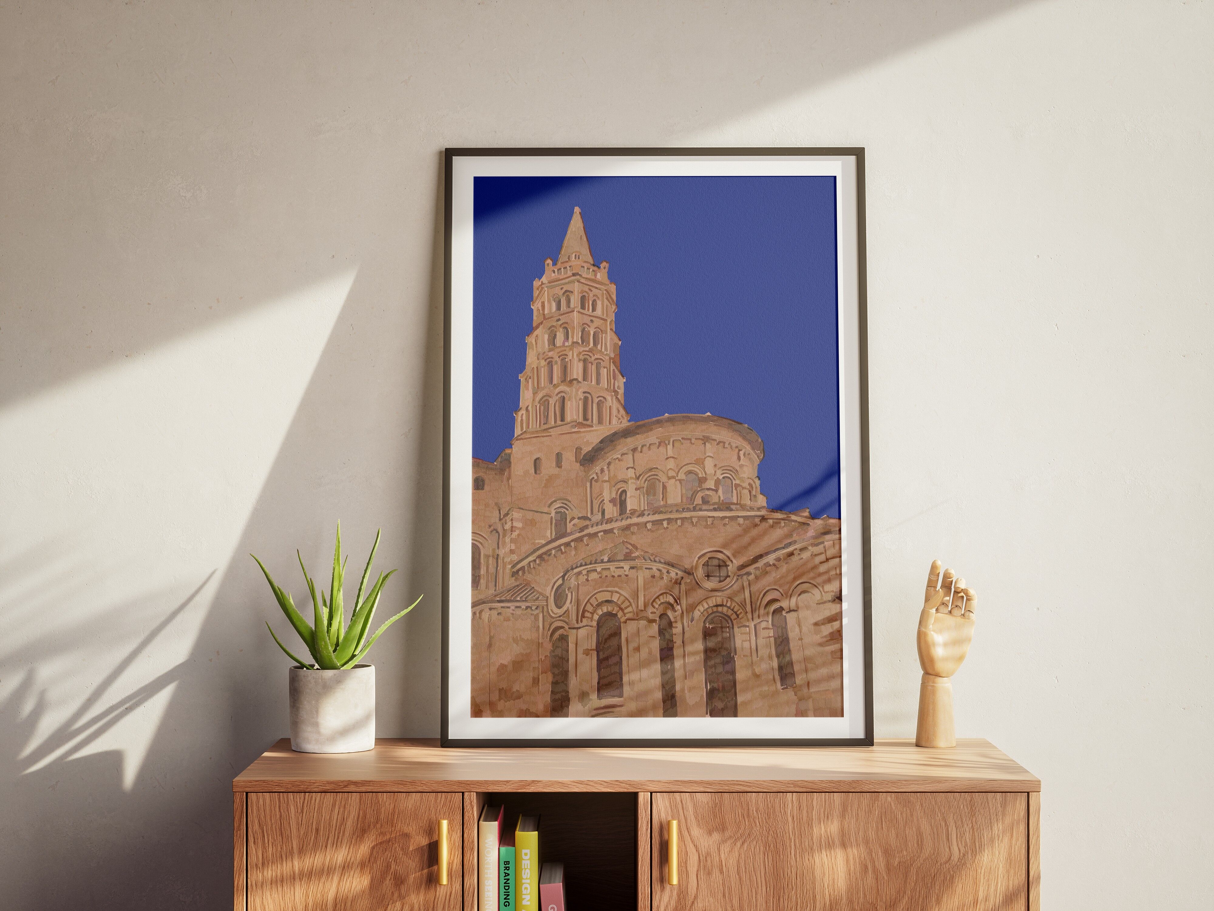 Manifesto illustrato Saint Sernin Tolosa