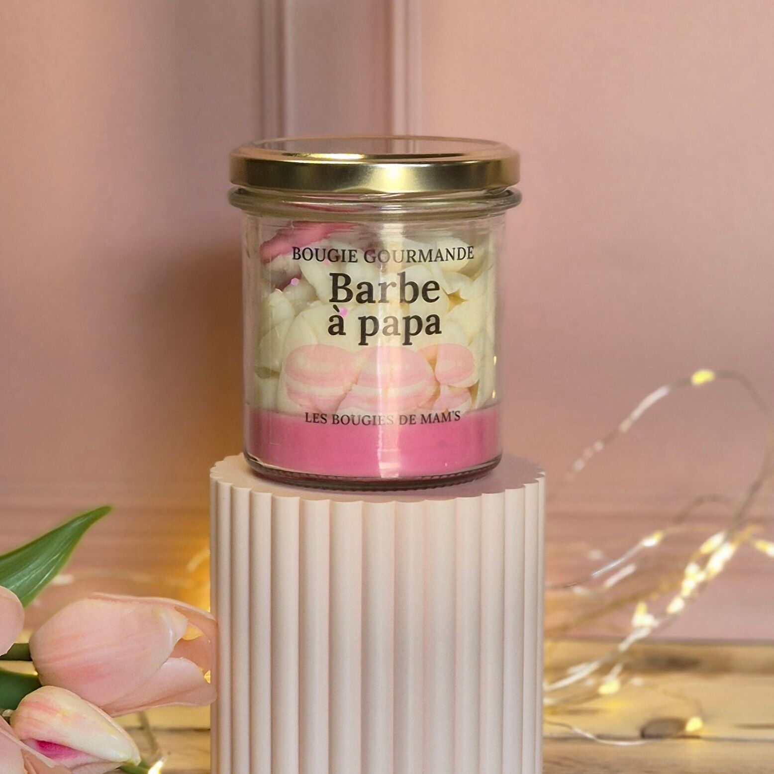 Bougie Gourmande - Barbe à papa 200g
