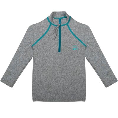 T-shirt Griset anti UV a maniche lunghe per bambini con zip frontale Taglia: Taglia 12 anni