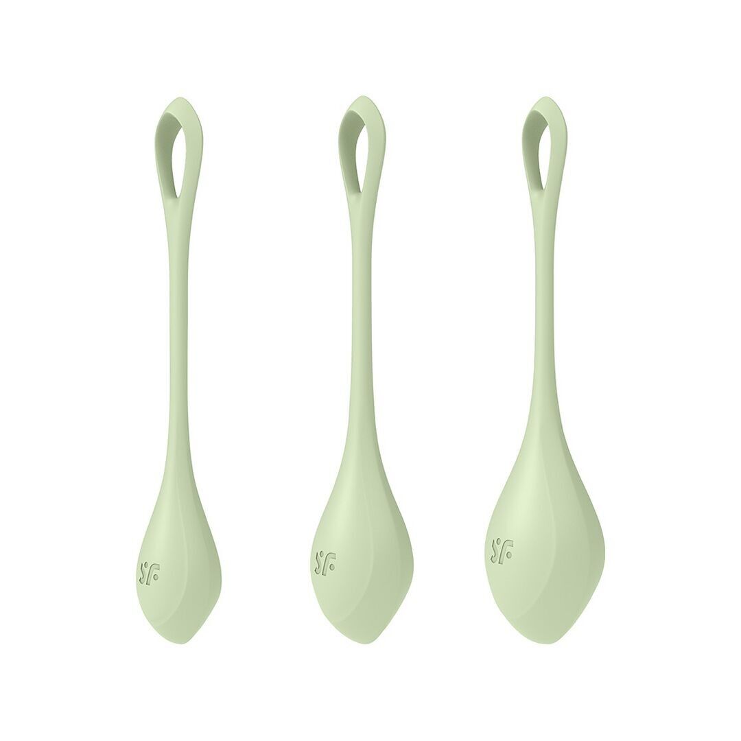 Satisfyer - Yoni Power 2 - Kegel Ball Set - Light Green - Light Green