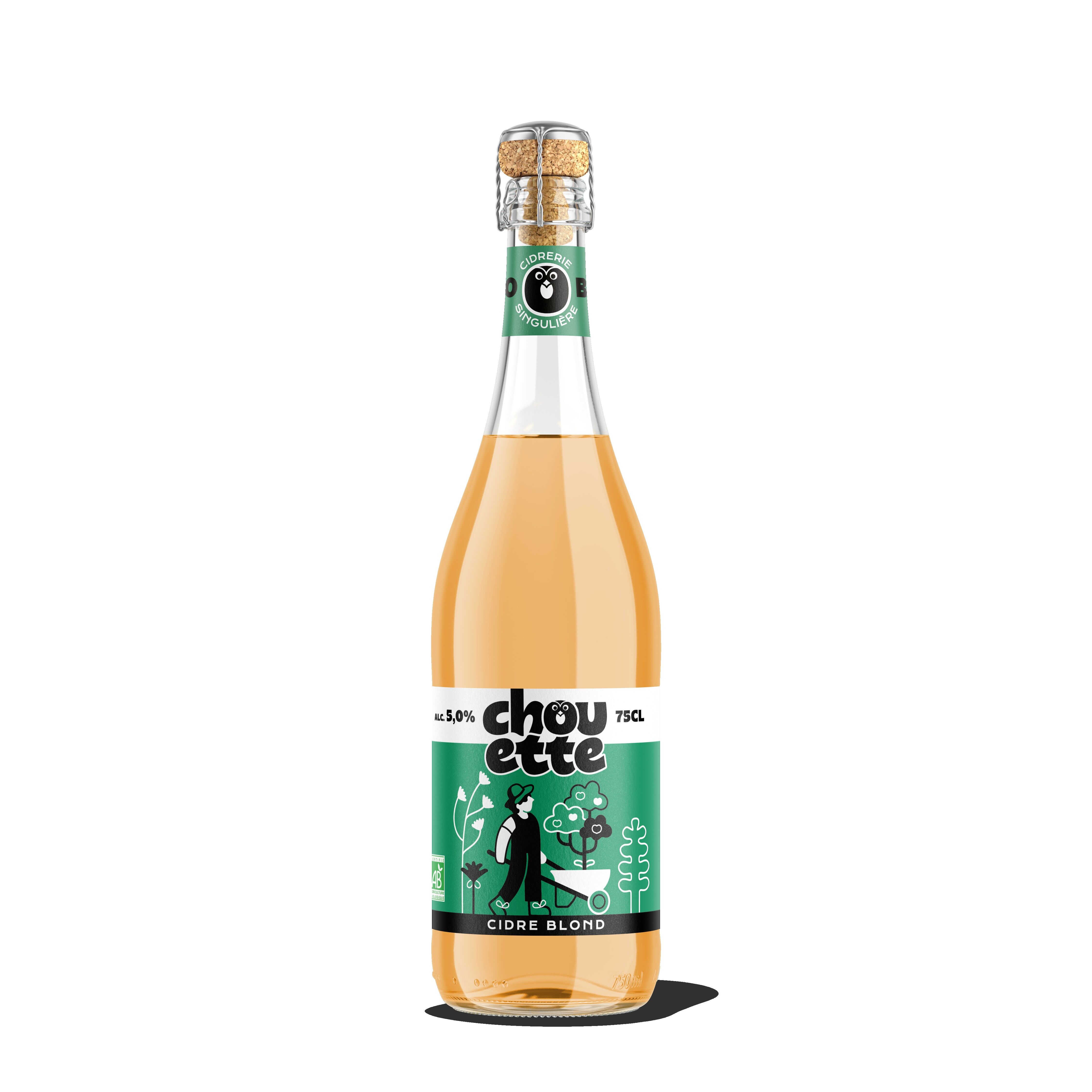 Chouette Organic Blond Cider 75cL