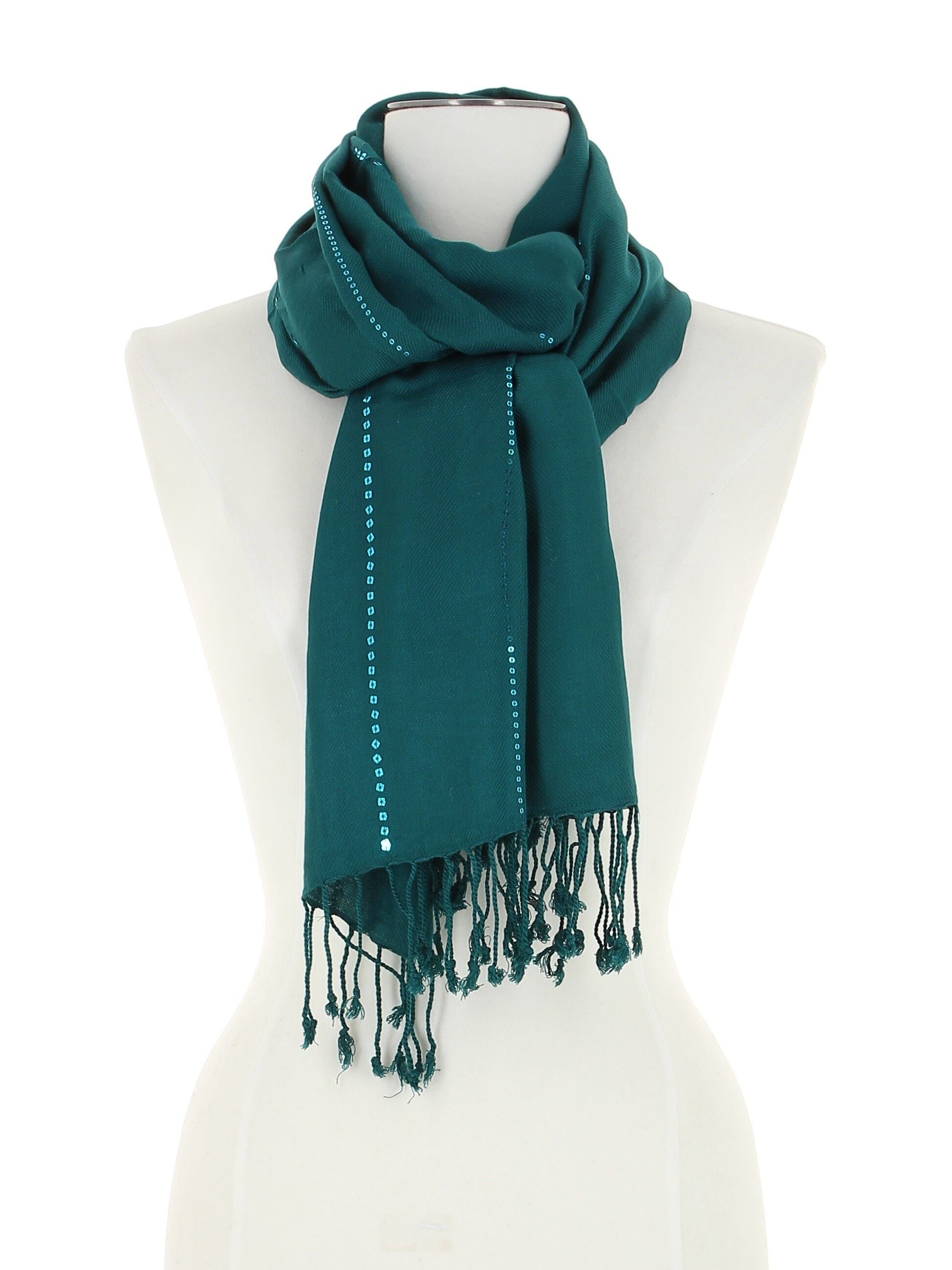 Scarf Scarf 100% Viscose - duck green (180x70cm) - BHAGALPUR