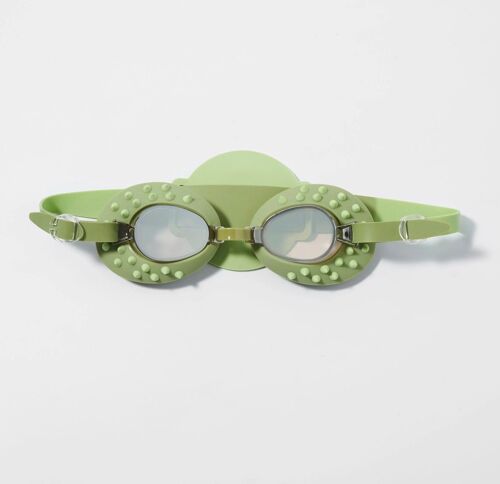 Lunettes de natation enfant crocodile - Vert (16 x 3 x 5 cm)