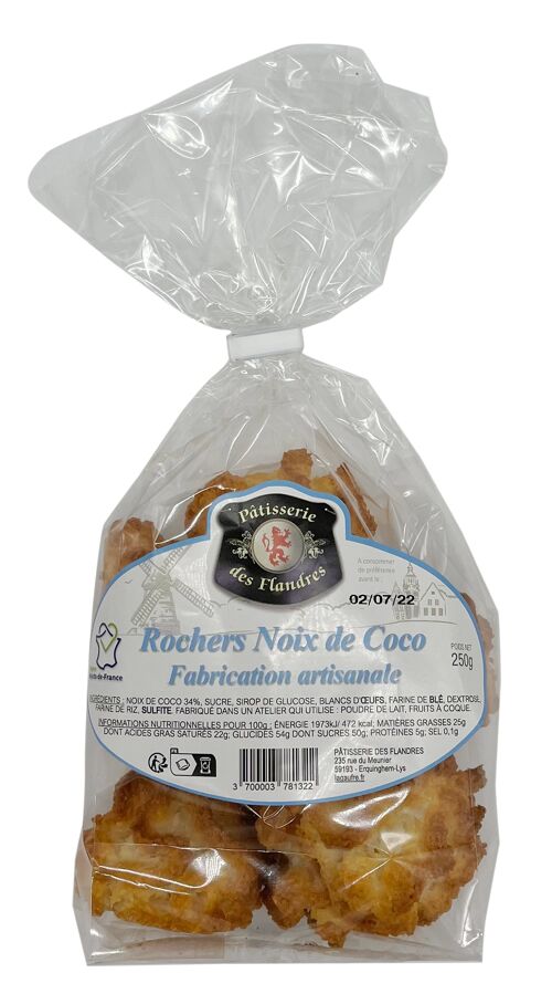 Rochers Noix de Coco - sachet de 250g