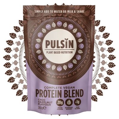 Pulsin Complete Vegan Protein Blend Cioccolato Nocciola 6x280G