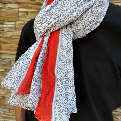 Écharpe Foulard Chèche 100% Coton pour homme