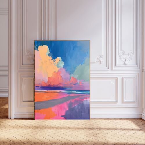 Landscape Abstract Cloud Art Print