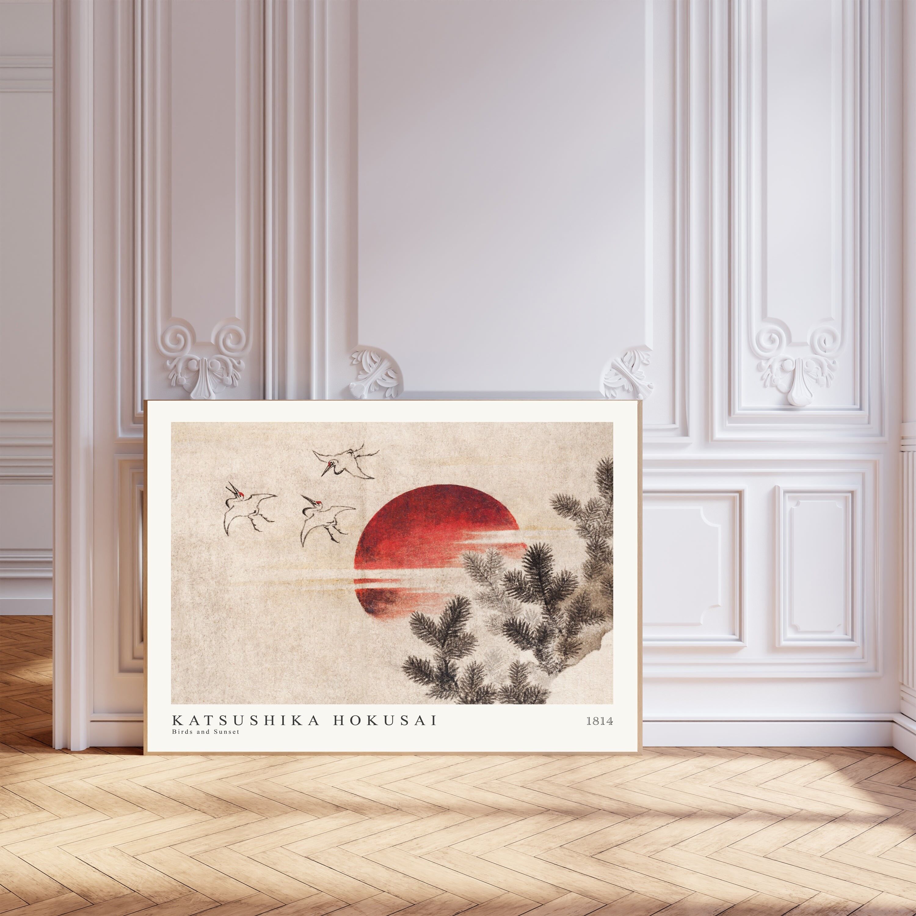 Stampa artistica di paesaggio giapponese Katsushik Hokusai