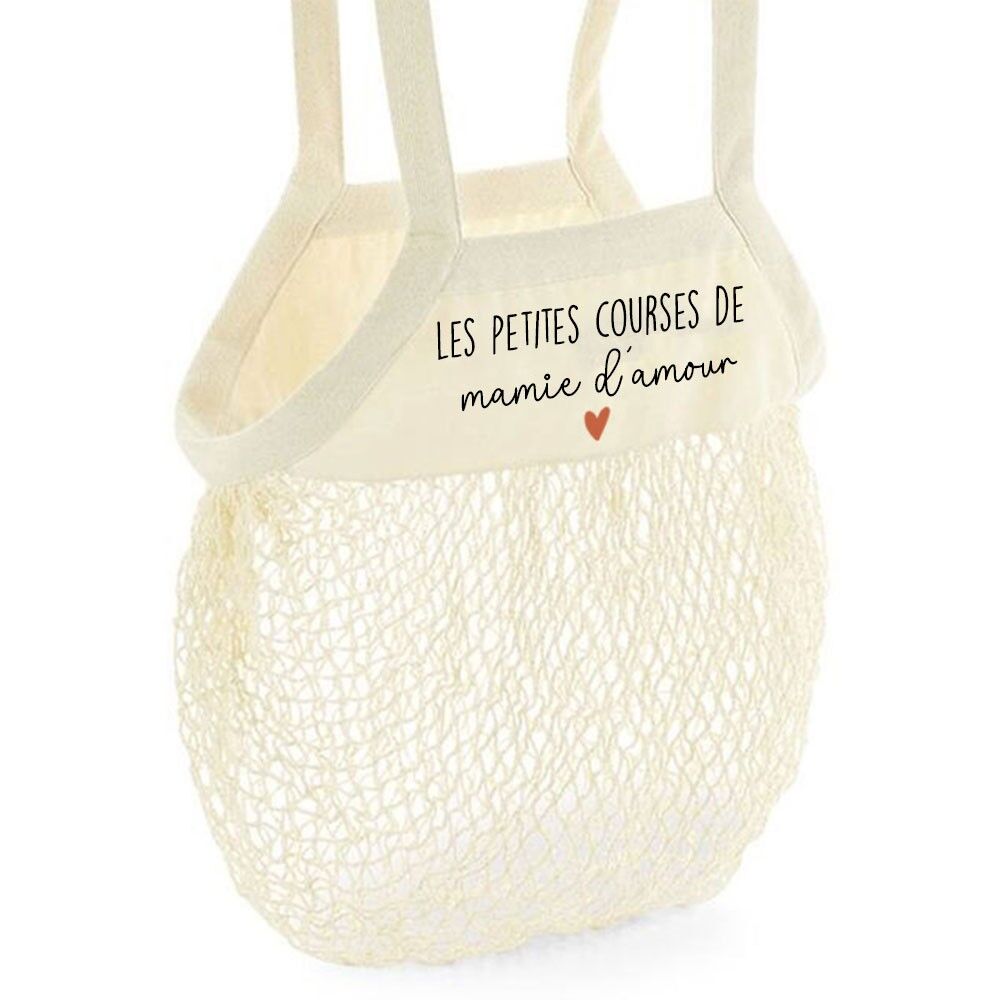 Borsa a rete di cotone - Le piccole gite di shopping della nonna