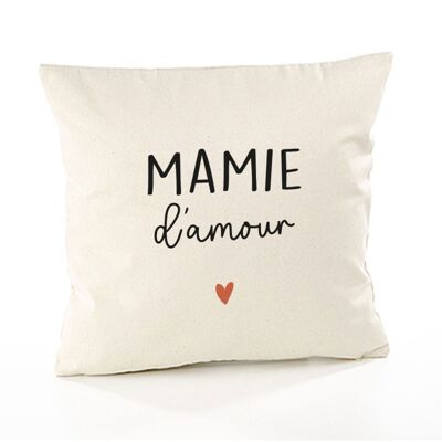 Housse de coussin - Mamie d'amour