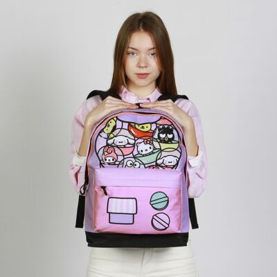 Sanrio Hello Kitty Gashapon-Mochila HS FAN 2.2, Rosa