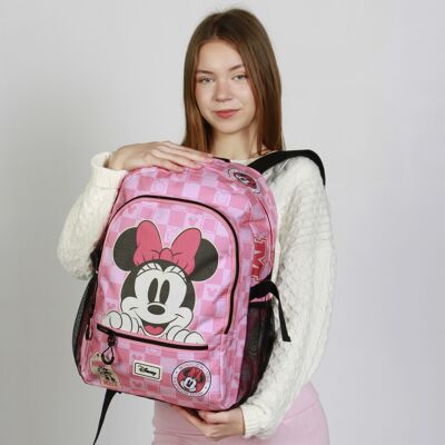 Disney Minnie Mouse Journey-Mochila Fight FAN 2.2, Rosa