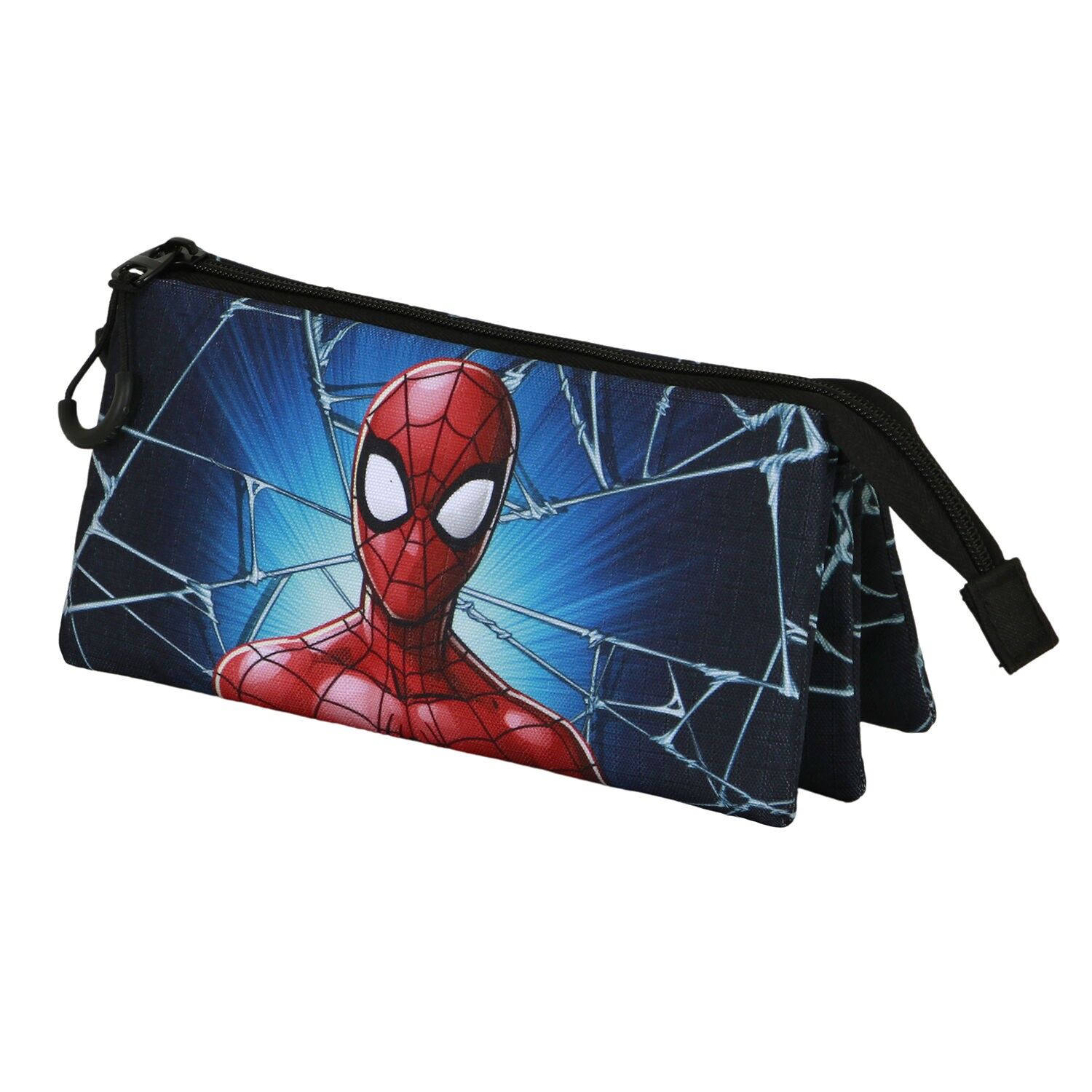 Astuccio triplo Marvel Spiderman Maximum, blu