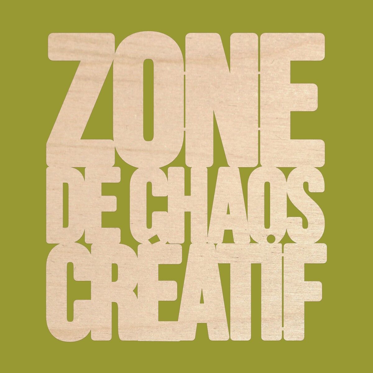Citazione da muro "Creative Chaos Zone"