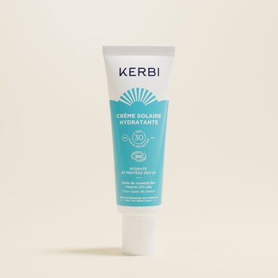 Crema facial hidratante FPS 30: cuidado diario 2 en 1