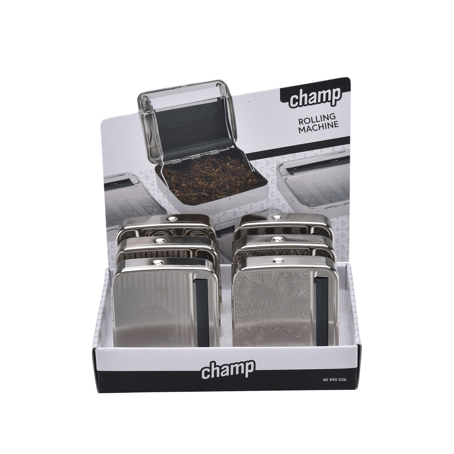 cigarette roll box Metal Rolling 70 Blank Pre-roll Cigarette Boxes -