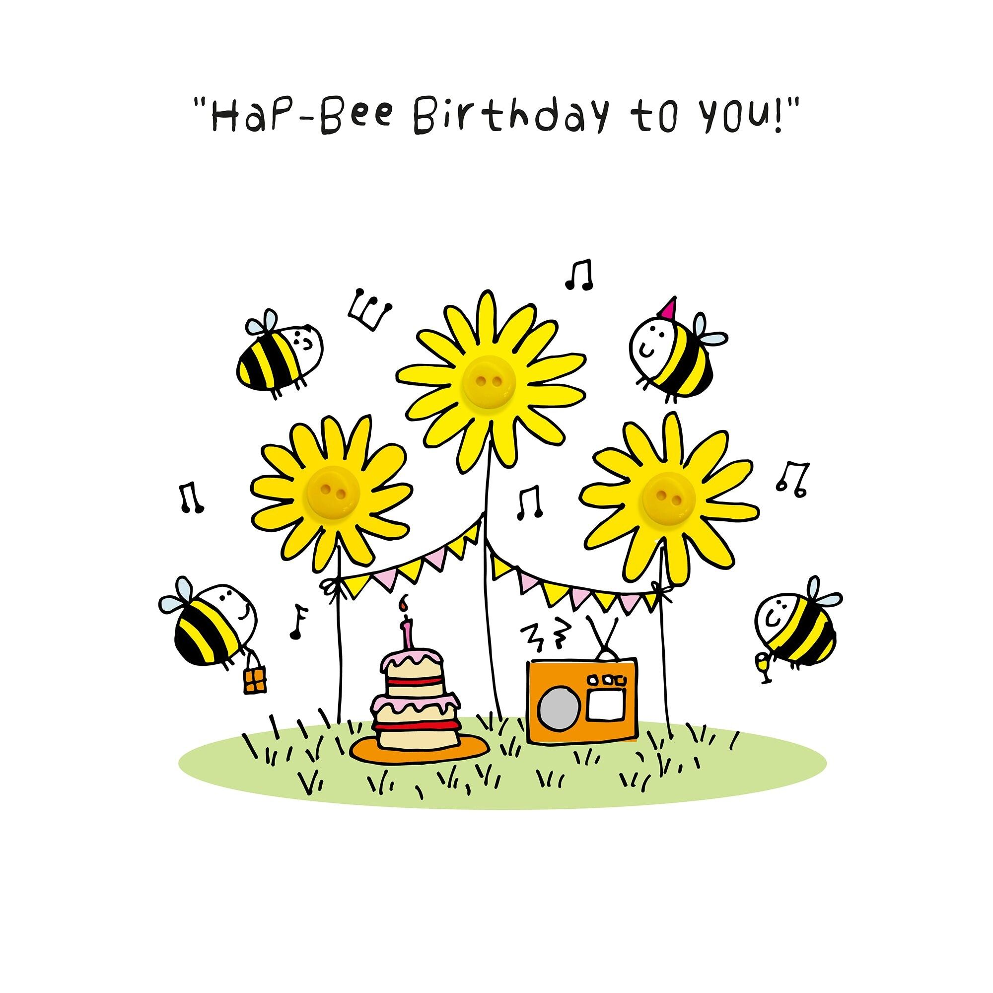 B4 : HAP-BEE BIRTHDAY