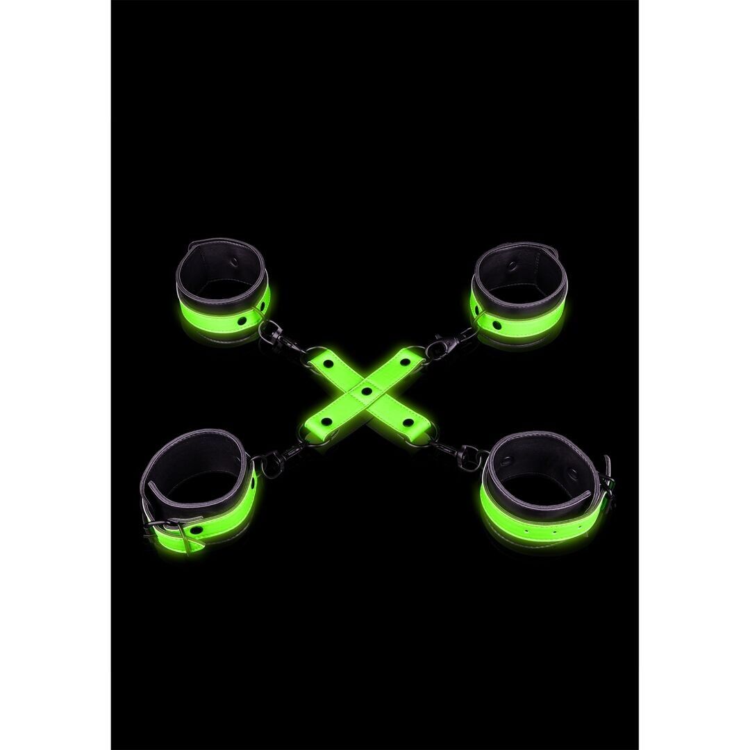 Autsch!von Shots - Im Dunkeln leuchtende Handgelenk- und Fußkettchen mit Schleife