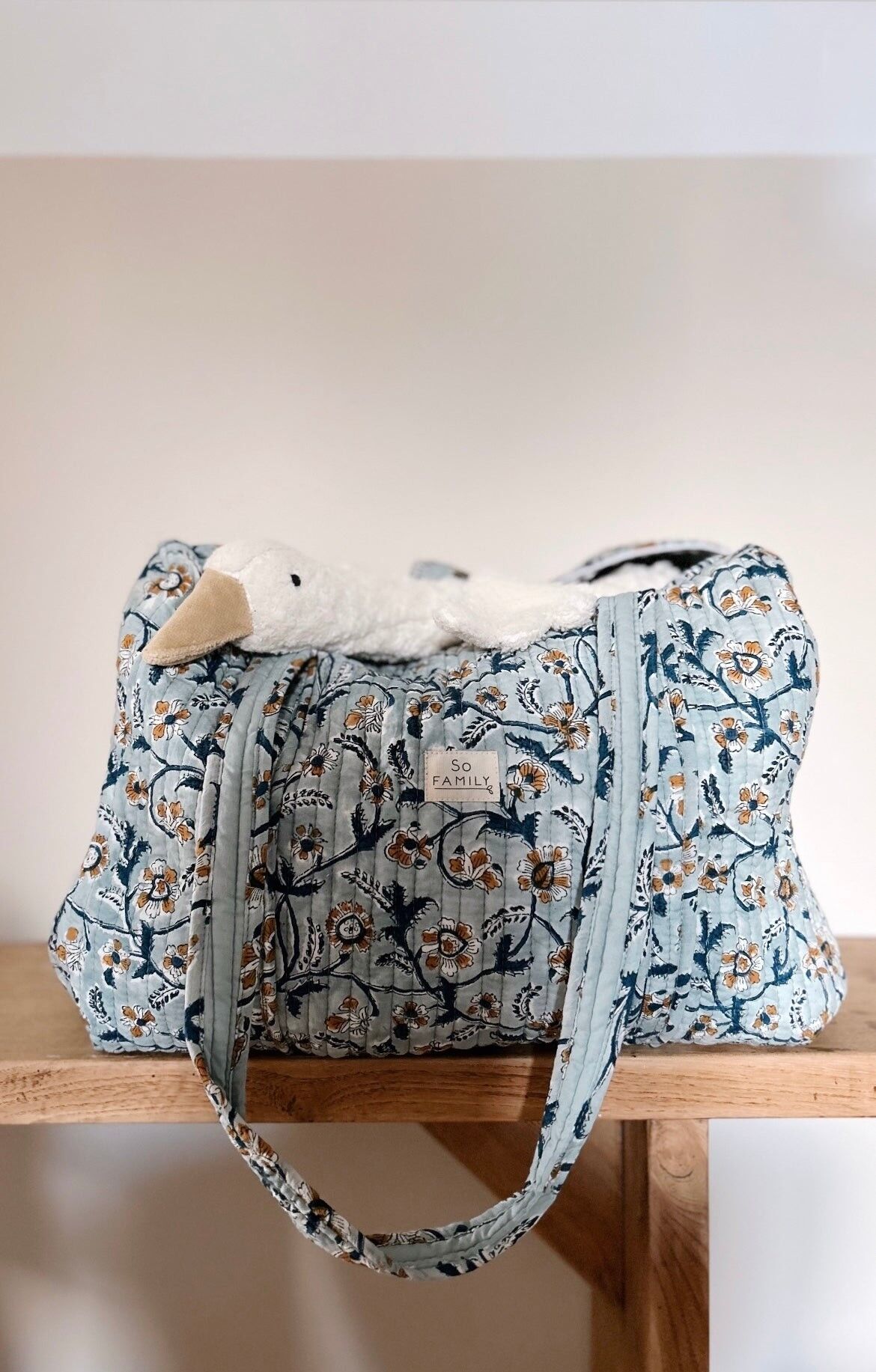 Borsa week-end Bleuet