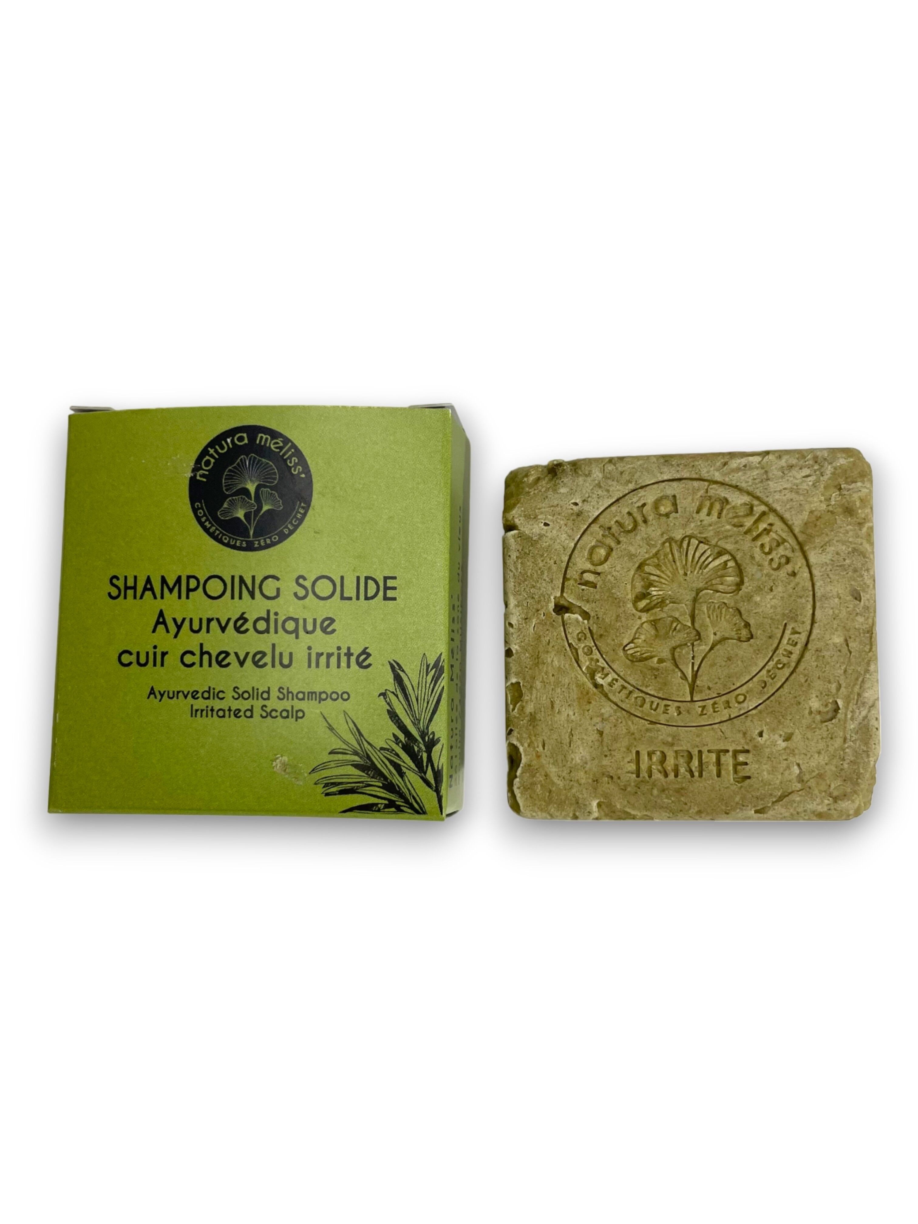 Shampoo solido ayurvedico per cuoio capelluto irritato