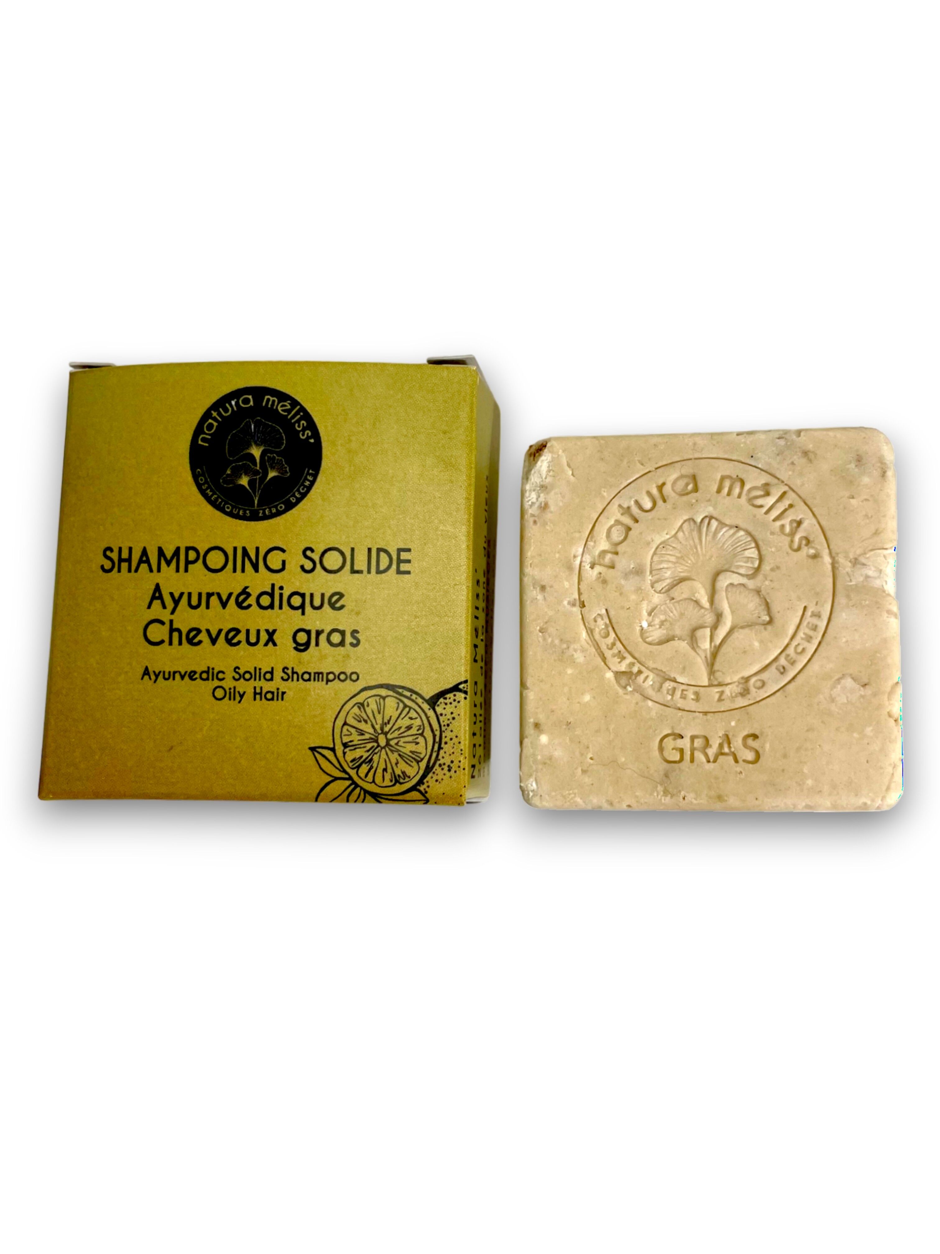 Shampoo solido ayurvedico per capelli grassi