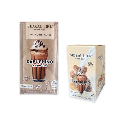 COFFEE CAPPUCINO instant drink 15u. | Sidral Life