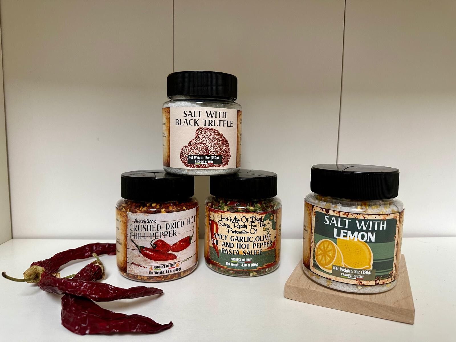 Ajo, aceite y guindilla 130g PET