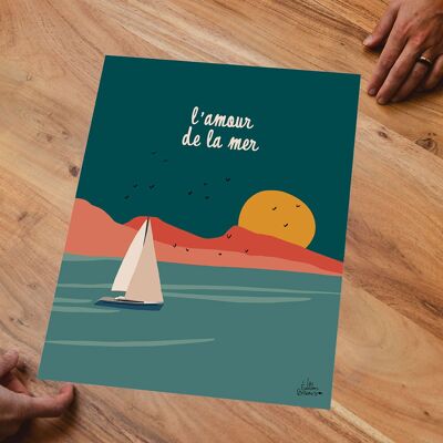Poster 30x40 - Amore per il mare