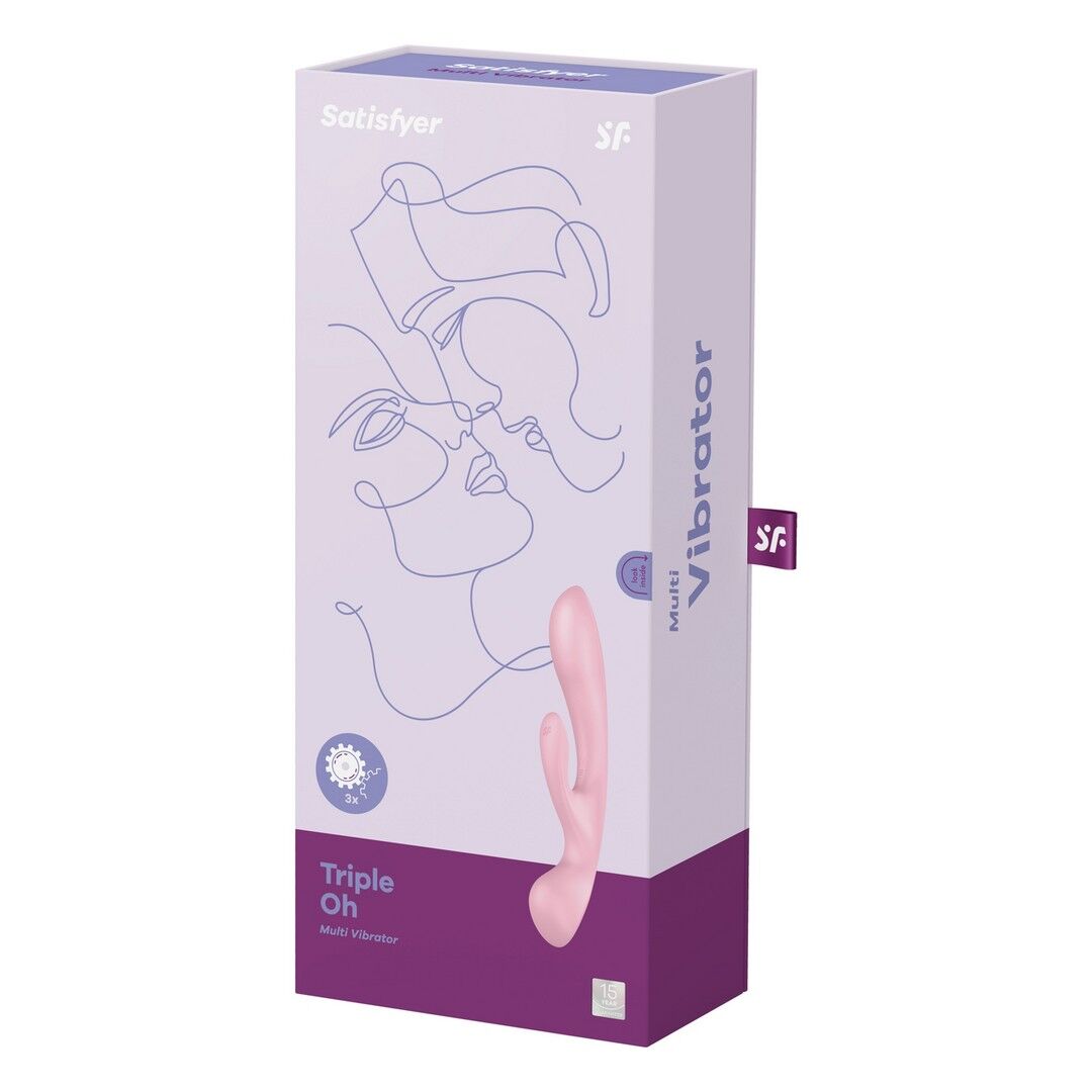 Triple Oh - Vibratore Rabbit - Rosa