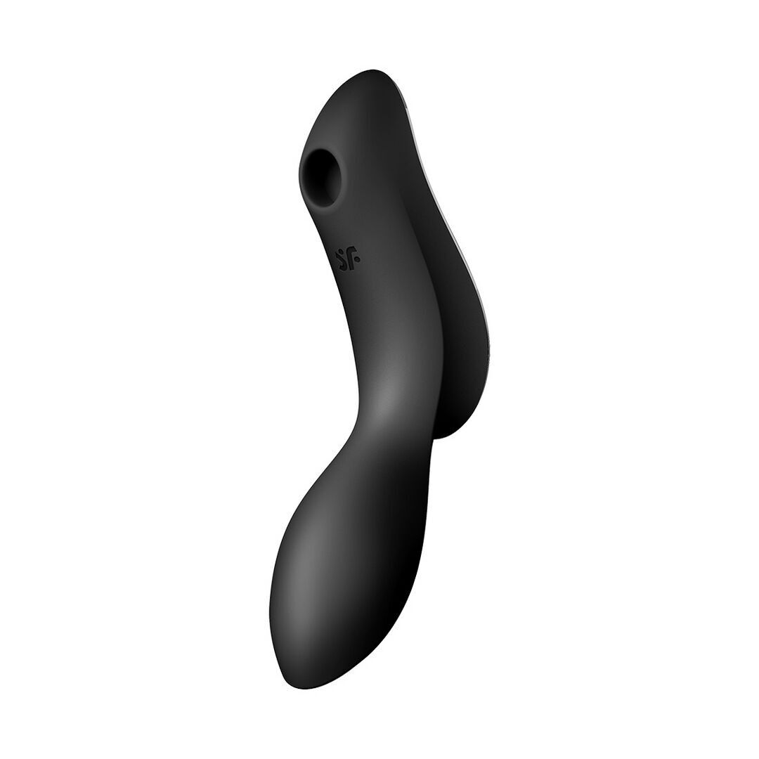 Satisfyer - Curvy Trinity 2 - Vibrador de Pulso de Aire Insertable - Negro - ...