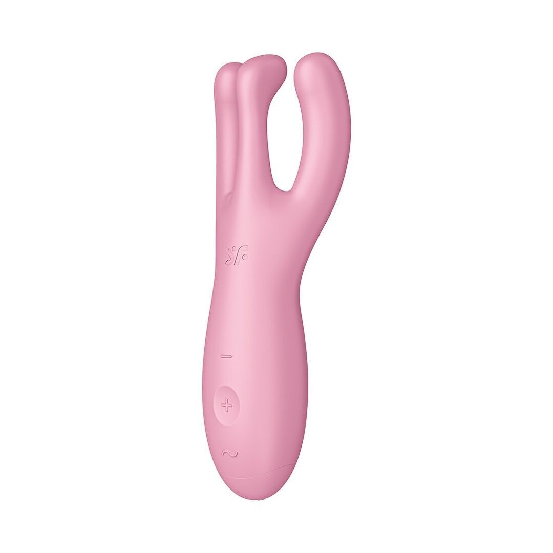 Satisfyer – Threesome 4Plus – Auflegevibrator mit App – Pink – Pink