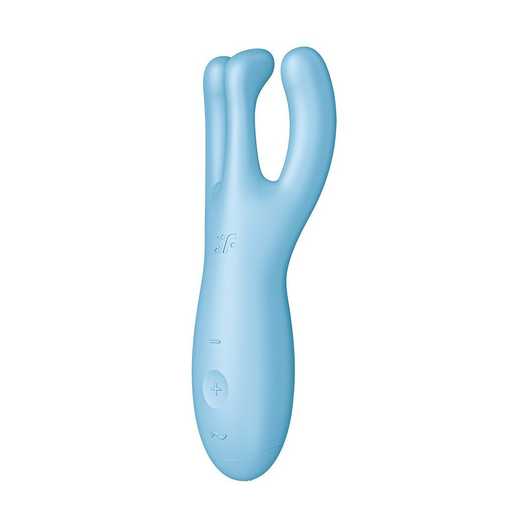 Satisfyer – Threesome 4Plus – Auflegevibrator mit App – Blau – Blau