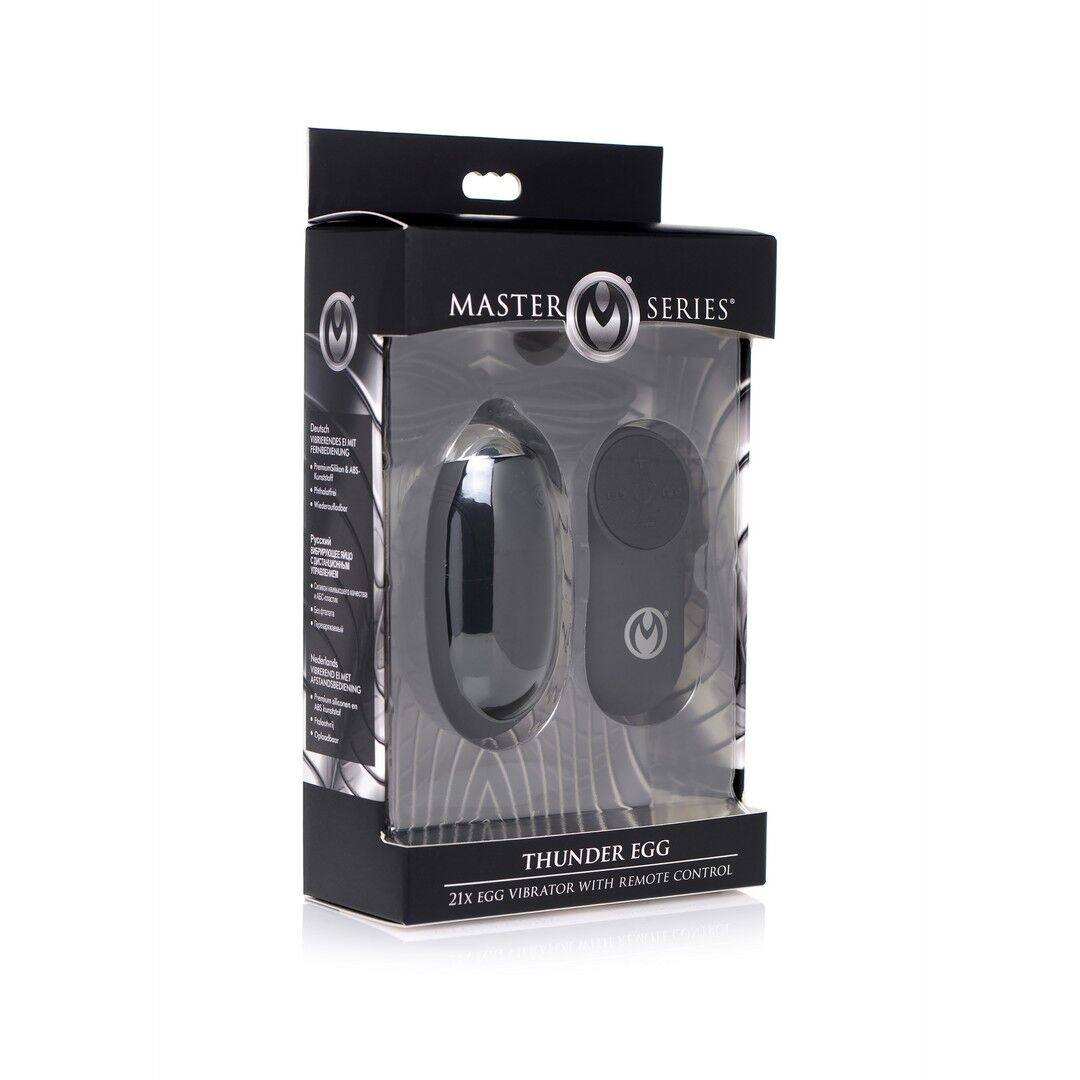Thunder Egg - Silikonvibrator mit Fernbedienung